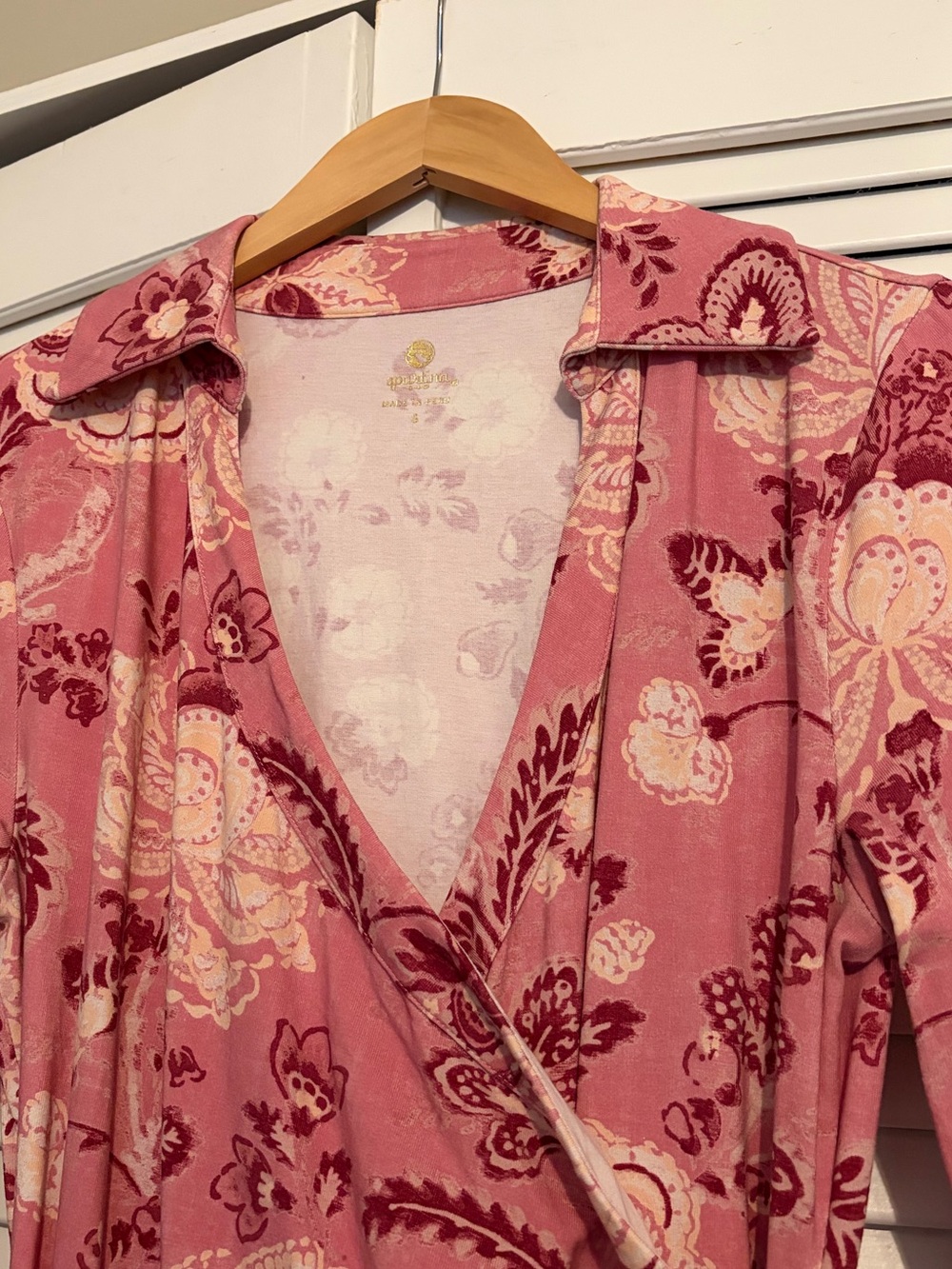 Spartina 449 Pink Cristina Wrap Dress